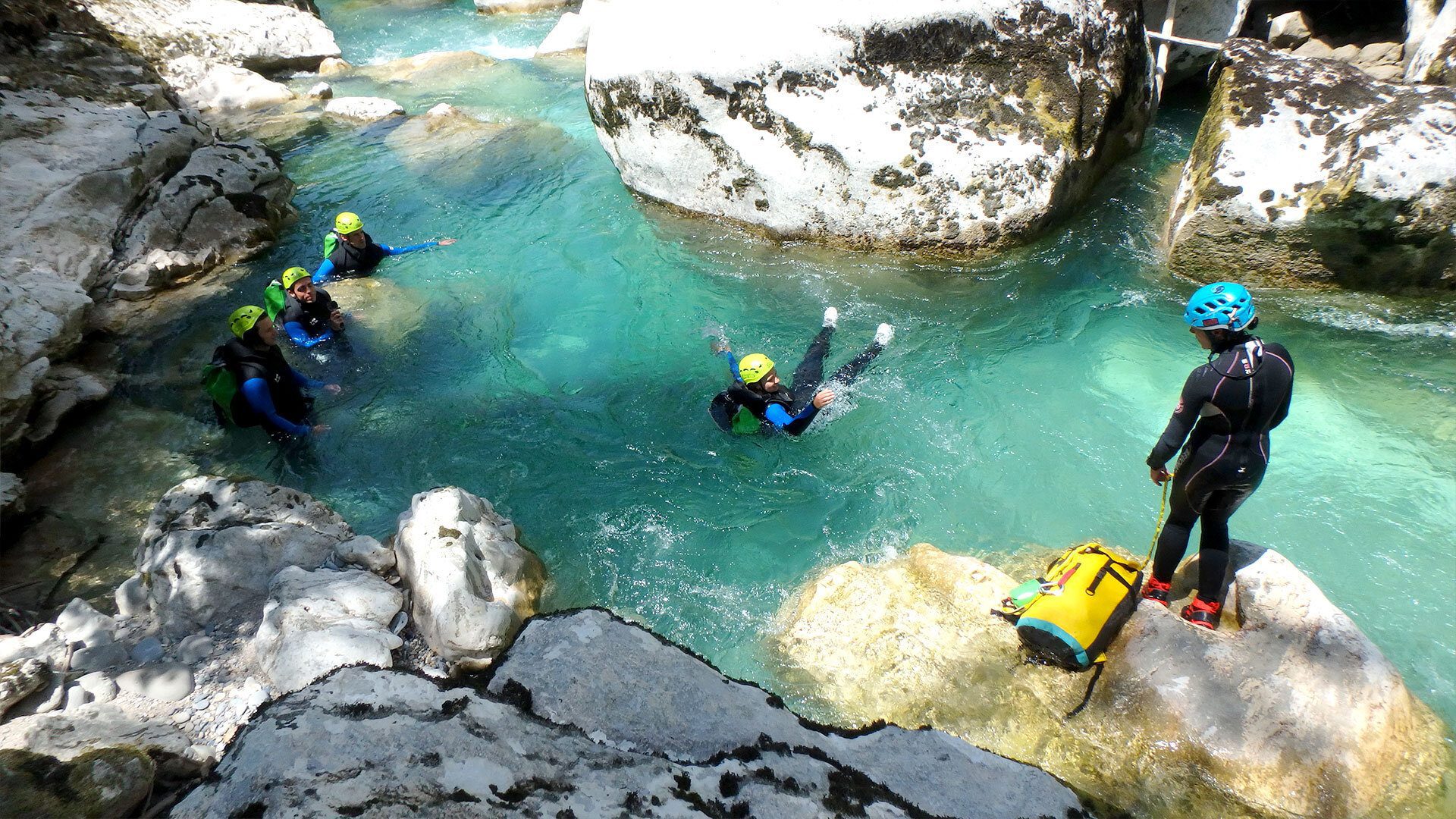 Canyoning dans la Ferné et le Verdon avec ROCKSIDERS