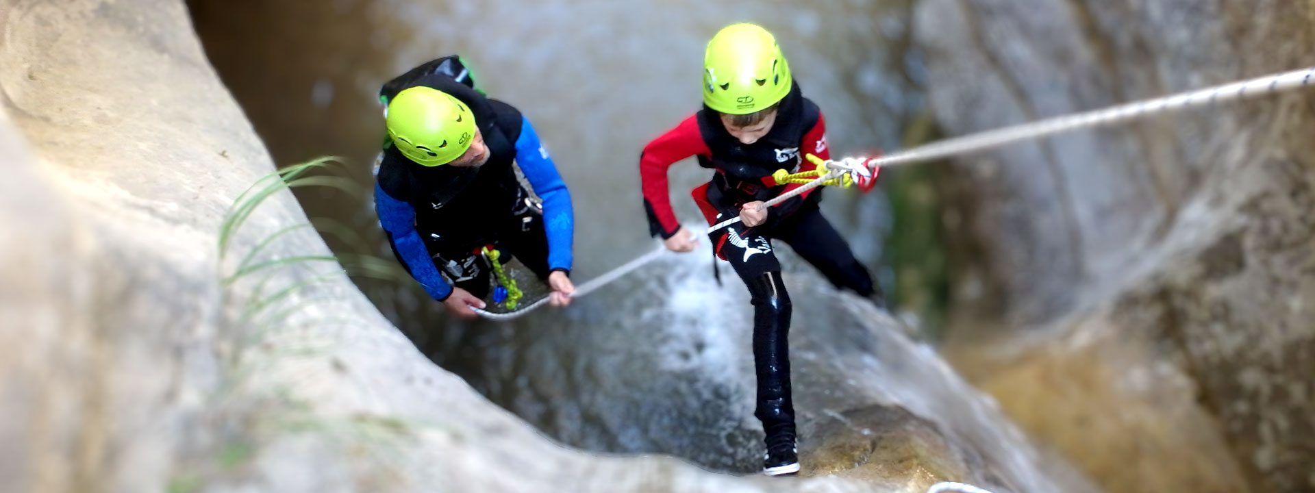 Canyoning dans le Verdon avec des enfants à partir de 8 ans, canyon de Balène | ROCKSIDERS