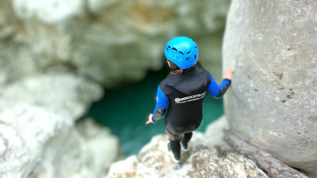 Saut en canyoning dans le Verdon avec ROCKSIDERS